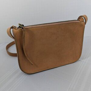 Madewell Simple Leather Crossbody Bag with adjustable strap